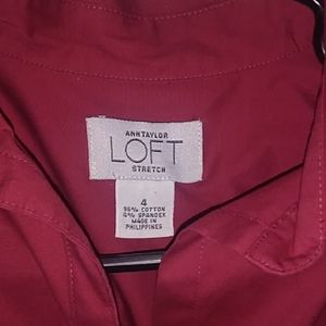 Ann Taylor loft fitted shirt